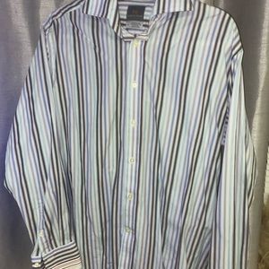 Thomas Dean, Blue, White, Grey vertical striped